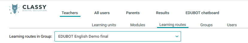 AI Adaptive route settings