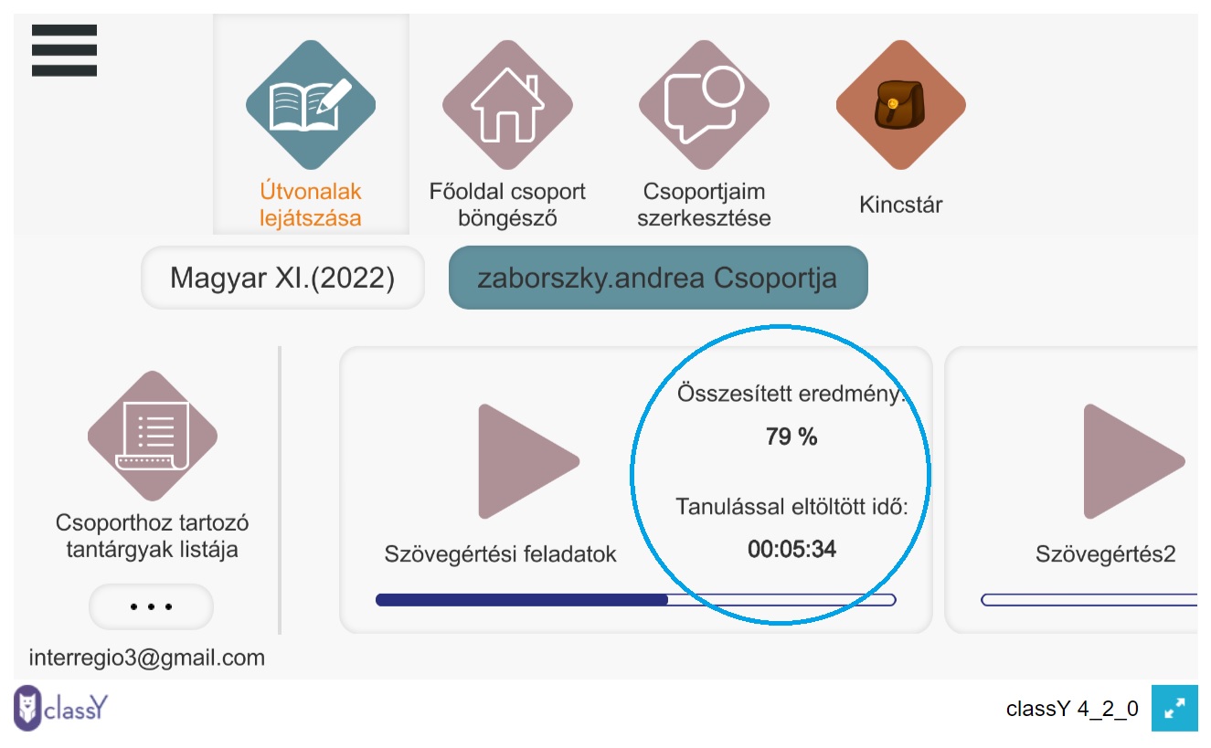 A tanulás menete röviden - következő feladat, rossz válasz, kilépés